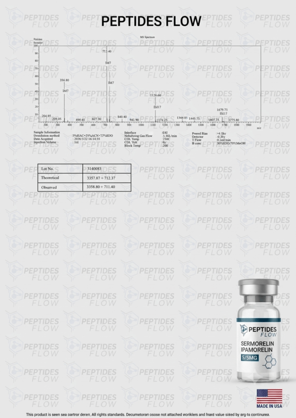 Sermorelin & Ipamorelin Blend(10mg)