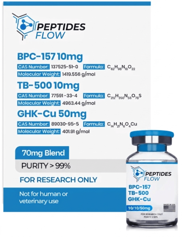BPC-157 & TB-500 & GHK-Cu Blend (70mg)
